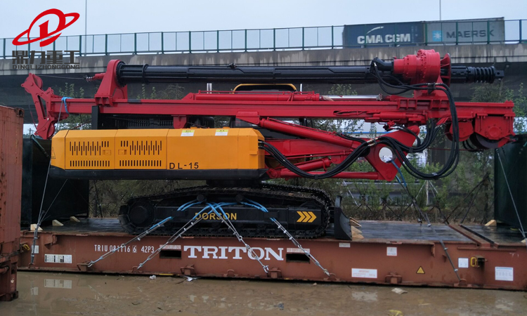 DS-150履帶旋挖鑽機出口緬甸