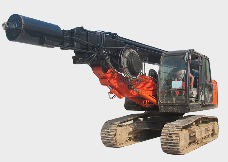 挖機改裝旋挖鑽機(方杆)