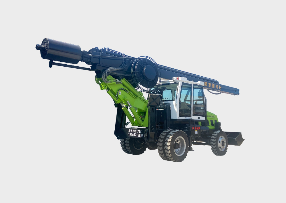 180°輪式旋挖鑽機